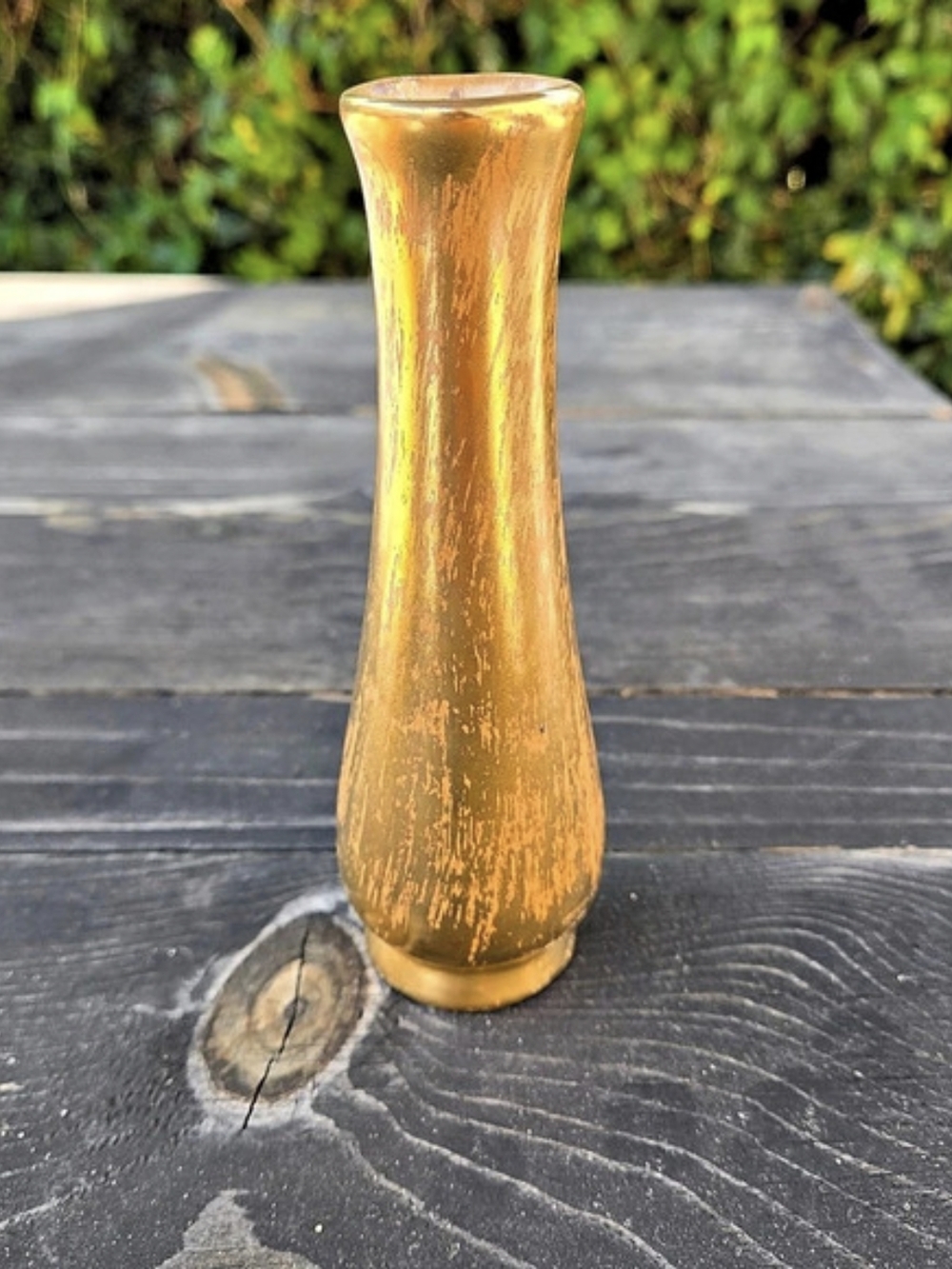 Stangl Vintage Gold Bud Vase